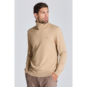 ROLÁK GANT D1. COTTON CASHMERE ROLLNECK hnedá S