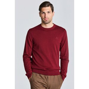 SVETER GANT COTTON CASHMERE C-NECK červená M