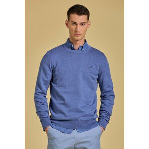 SVETER GANT COTTON CASHMERE C-NECK modrá L