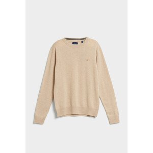 SVETER GANT D1. CASHMERE C-NECK hnedá S