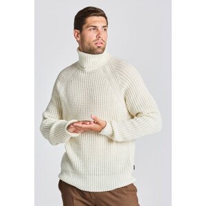 ROLÁK GANT D2. TEXTURED ROLL NECK hnedá S