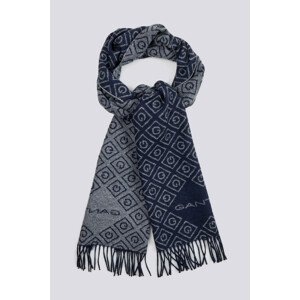 ŠÁL GANT D2. ICON G WOOL SCARF modrá None