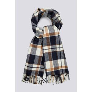 ŠÁL GANT D2. WOOL CHECK SCARF hnedá None