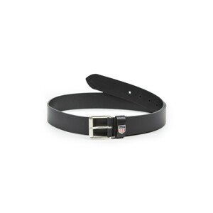 OPASOK GANT D1. RETRO SHIELD LEATHER BELT čierna 110