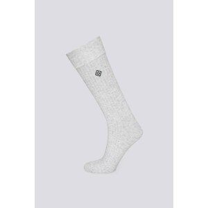 PONOŽKY GANT RIB DIAMOND G SOCKS šedá 40/42