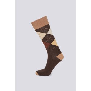 PONOŽKY GANT D1. ARGYLE SOCKS hnedá 40/42