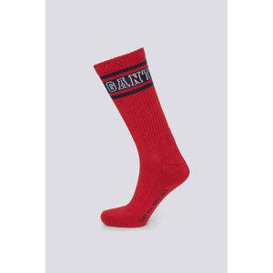 PONOŽKY GANT D1. SPORT SOCKS červená 43/45