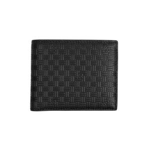 PEŇAŽENKA GANT LEATHER SIGNATURE WEAVE WALLET čierna None