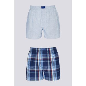 SPODNÁ BIELIZEŇ GANT WOVEN BOXER SHORTS 2-PACK modrá XL