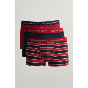 SPODNÁ BIELIZEŇ GANT BLOCK STRIPE TRUNK 3-PACK ružová XL