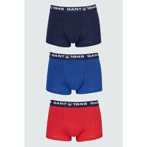 SPODNÁ BIELIZEŇ GANT RETRO SHIELD TRUNK 3-PACK modrá XL