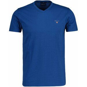 TRIČKO GANT ORIGINAL SLIM V-NECK T-SHIRT modrá M