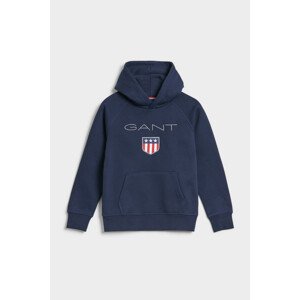 MIKINA GANT GANT SHIELD HOODIE modrá 122/128