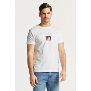 TRIČKO GANT SHIELD SS T-SHIRT biela M