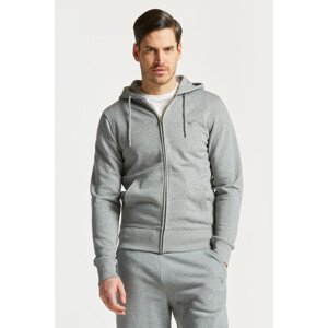 MIKINA GANT D1. THE ORIGINAL FULL ZIP HOODIE šedá XXL