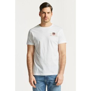 TRIČKO GANT ARCHIVE SHIELD EMB SS T-SHIRT biela L