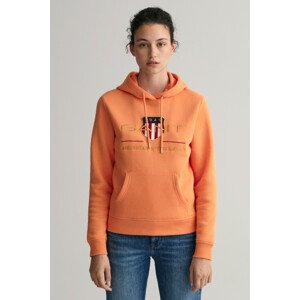 MIKINA GANT ARCHIVE SHIELD SWEAT HOODIE oranžová S