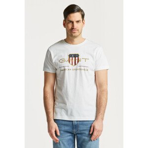 TRIČKO GANT D2. ARCHIVE SHIELD SS T-SHIRT biela S