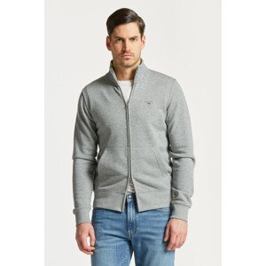 MIKINA GANT ORIGINAL FULL ZIP CARDIGAN šedá XL