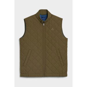 VESTA GANT D1. QUILTED WINDCHEATER VEST zelená XXXL