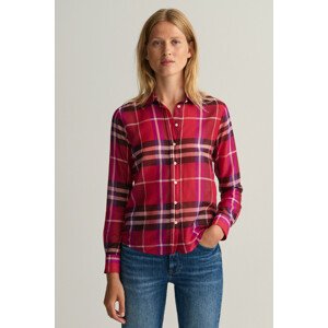 KOŠEĽA GANT D1. REG COT SILK CHECK SHIRT červená 44