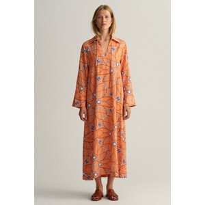 ŠATY GANT D2. SAILING PRINT DRESS oranžová 40