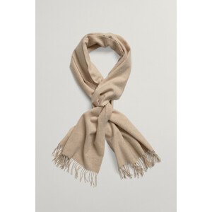 ŠÁL GANT D2. WOOL SOLID WOVEN SCARF žltá None