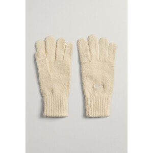 RUKAVICE GANT D1. SOFT MIX RIB KNITTED GLOVES biela None