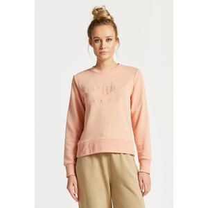 MIKINA GANT REG TONAL SHIELD C-NECK SWEAT oranžová XL