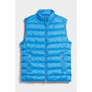 VESTA GANT LIGHT DOWN GILET modrá M