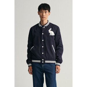 BUNDA GANT LNYC. VARSITY JACKET modrá L