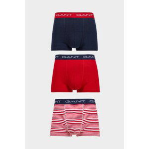 SPODNÁ BIELIZEŇ GANT MARITIME STRIPE TRUNK 3-PACK červená XXL