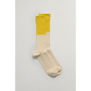 PONOŽKY GANT D2. COLOR BLOCK SOCKS biela 39/41