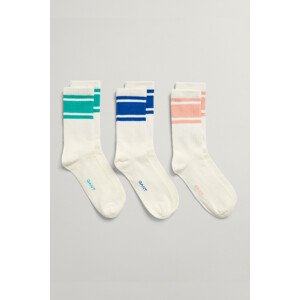 PONOŽKY 3-PACK GANT TEENS UNISEX SOCKS 3-PACK biela 31/33