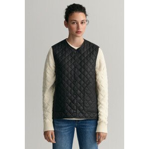 VESTA GANT QUILTED VEST čierna S