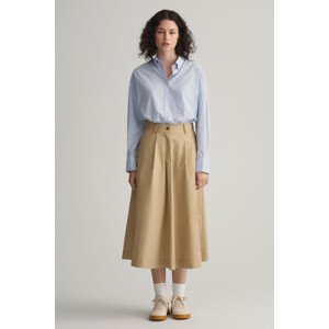 SUKŇA GANT D2. LONG CHINO SKIRT hnedá 36