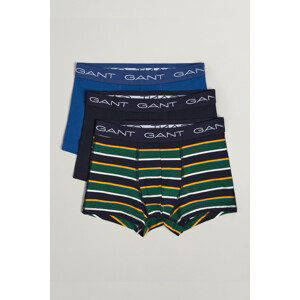 SPODNÁ BIELIZEŇ GANT BOY'S STRIPE TRUNK 3-PACK modrá 134/140