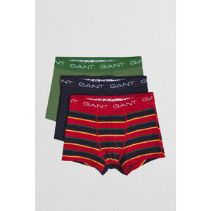 SPODNÁ BIELIZEŇ GANT BOY'S STRIPE TRUNK 3-PACK červená 122/128