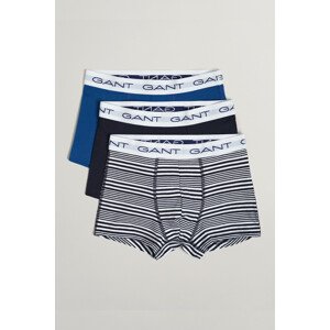 SPODNÁ BIELIZEŇ GANT BOY'S MARITIME STRIPE TRUNK 3-PACK modrá 134/140