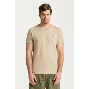 TRIČKO GANT ORIGINAL SLIM V-NECK T-SHIRT žltá L