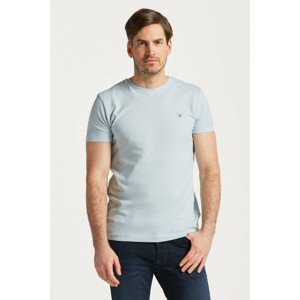 TRIČKO GANT SLIM PIQUE SS T-SHIRT modrá 4XL