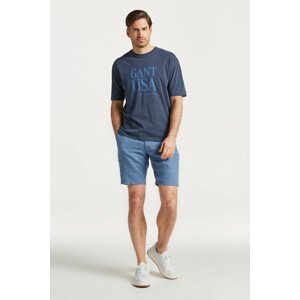 ŠORTKY GANT RELAXED LINEN DS SHORTS modrá L