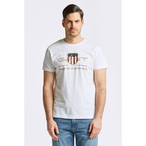 TRIČKO GANT D2. ARCHIVE SHIELD SS T-SHIRT biela XL