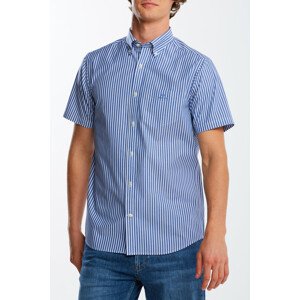 KOŠEĽA GANT REG BROADCLOTH STRIPE BD SS modrá XL