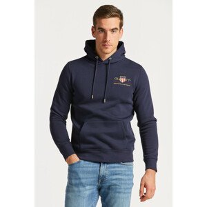 MIKINA GANT MEDIUM ARCHIVE SHIELD HOODIE modrá XL