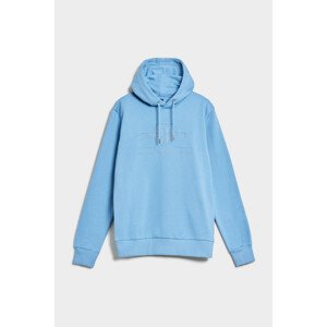 MIKINA GANT REG TONAL SHIELD HOODIE modrá M