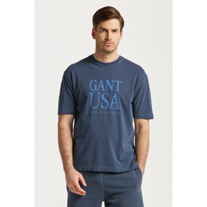 TRIČKO GANT SUNFADED GANT USA T-SHIRT modrá XL