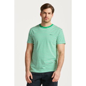 TRIČKO GANT STRIPED T-SHIRT zelená XL