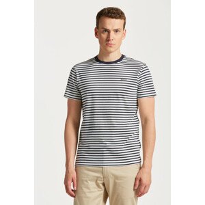 TRIČKO GANT STRIPED T-SHIRT modrá XS