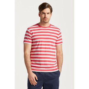 TRIČKO GANT MULTISTRIPE T-SHIRT ružová S